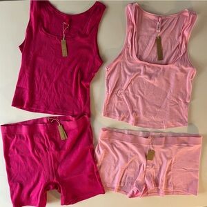SKIMS Tank & Short set 2 Pack